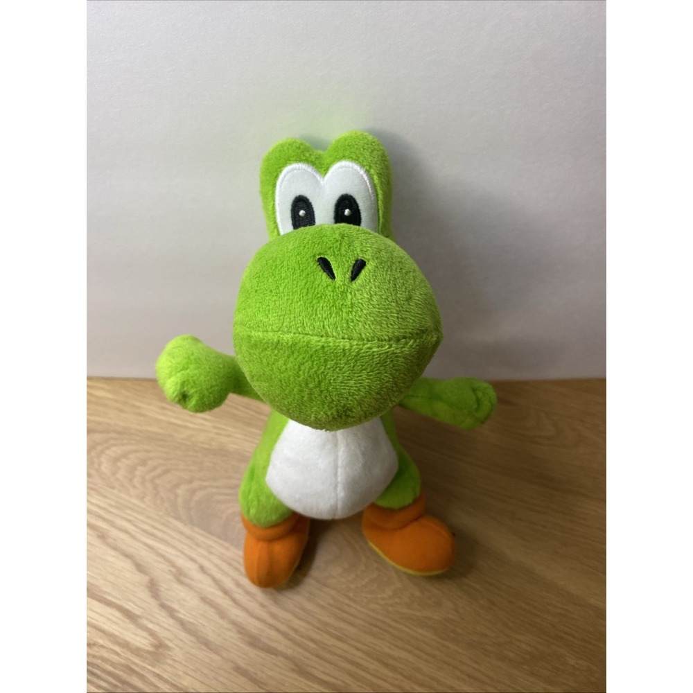 Green Yoshi Plush Plushie Stuffed 10" Super Mario 2021 Nintendo